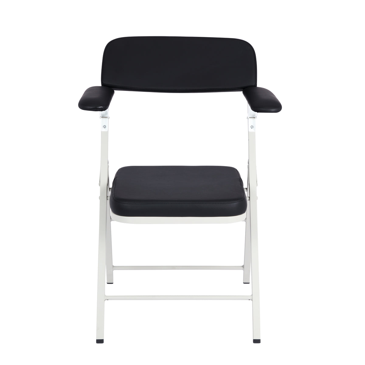 Viva Comfort Space Saving Ergonomic Folding Padded Blood Drawing Chair 500 lb Capacity, Black