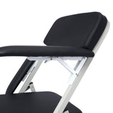 Viva Comfort Space Saving Ergonomic Folding Padded Blood Drawing Chair 500 lb Capacity, Black