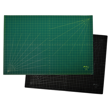 18 in. x 24 in. Self Healing Reversible Cutting Mat, Green/Black