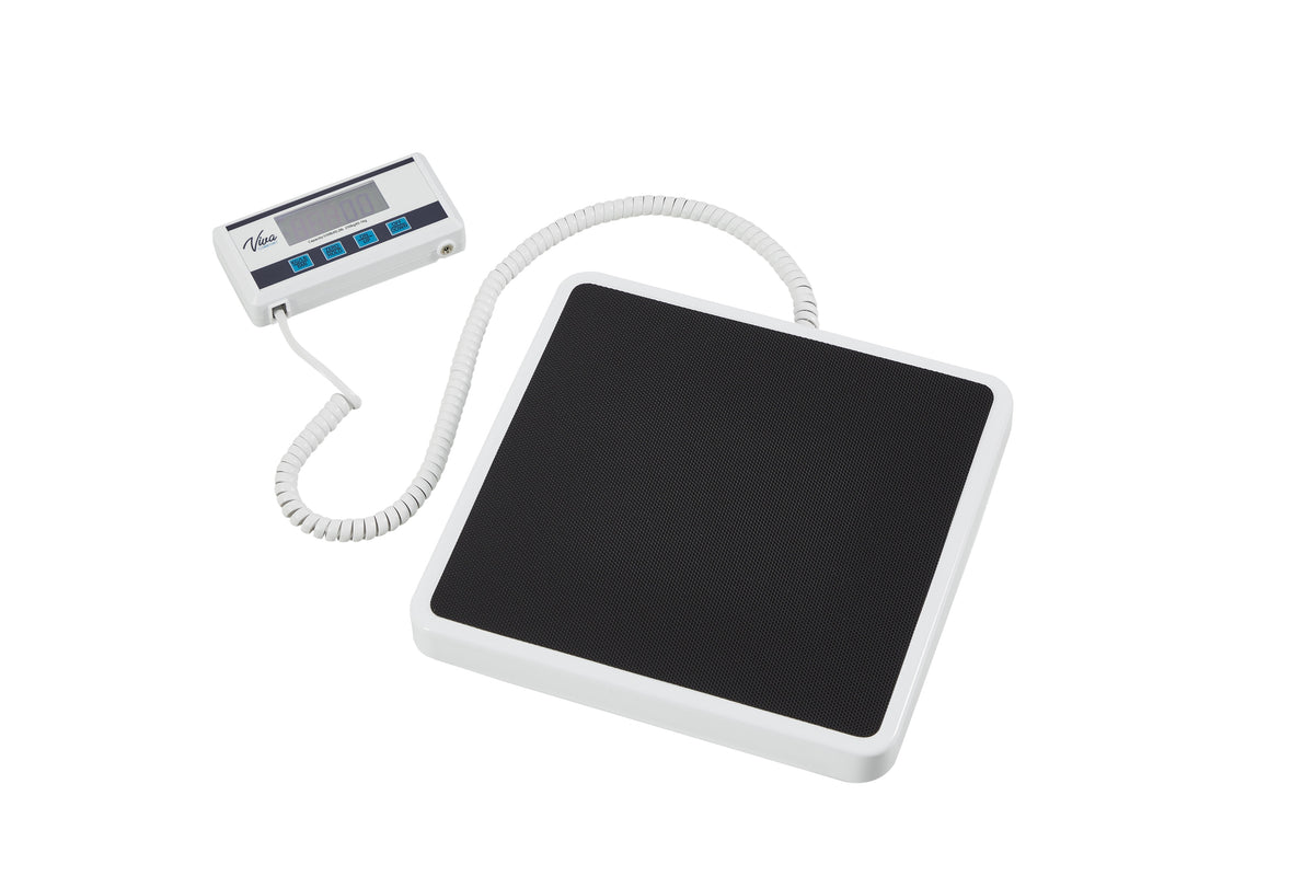 VivaComfort Medical Digital BMI Floor Scale with Remote Display, 550 lb Capacity, White