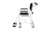 VivaComfort Foldable Bariatric Patient Weighing Chair with Integrated Digital Scale, 550 lb Capacity, Black