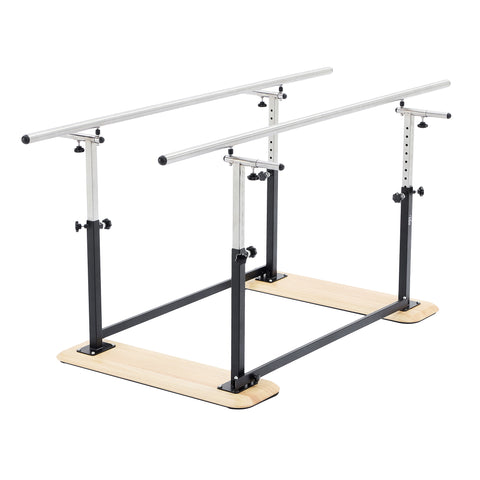 VivaComfort 350 lbs. Capacity 7 ft. Heavy-Duty Steel Foldable Physical Therapy Parallel Bars with Adjustable Height for 