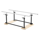 VivaComfort 350 lbs. Capacity 7 ft. Heavy-Duty Steel Foldable Physical Therapy Parallel Bars with Adjustable Height for 