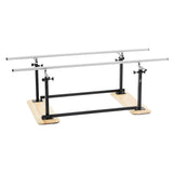 VivaComfort 350 lbs. Capacity 7 ft. Heavy-Duty Steel Foldable Physical Therapy Parallel Bars with Adjustable Height for 
