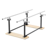 VivaComfort 350 lbs. Capacity 7 ft. Heavy-Duty Steel Foldable Physical Therapy Parallel Bars with Adjustable Height for 