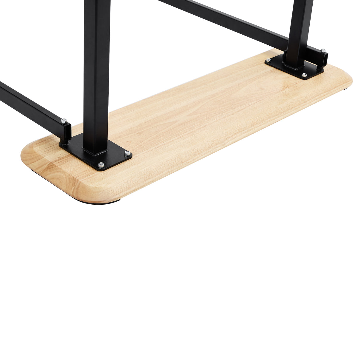 VivaComfort 350 lbs. Capacity 7 ft. Heavy-Duty Steel Foldable Physical Therapy Parallel Bars with Adjustable Height for 