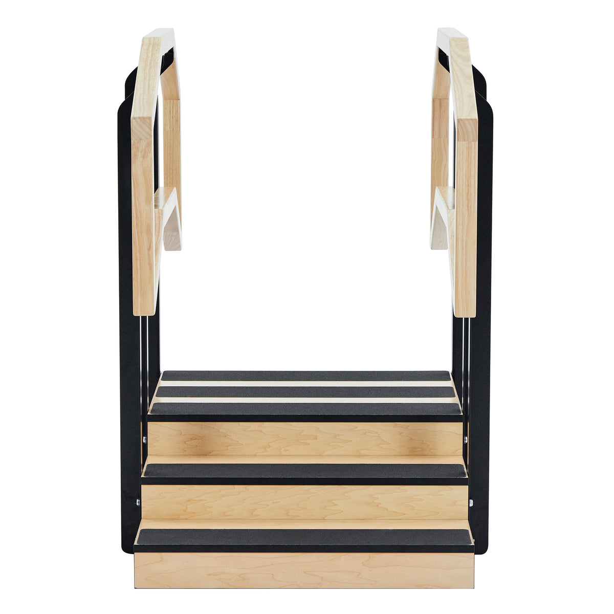 VivaComfort Small Hardwood Physical Therapy Non-slip Staircase with Safety Handles, 500 lb Capacity, Oak