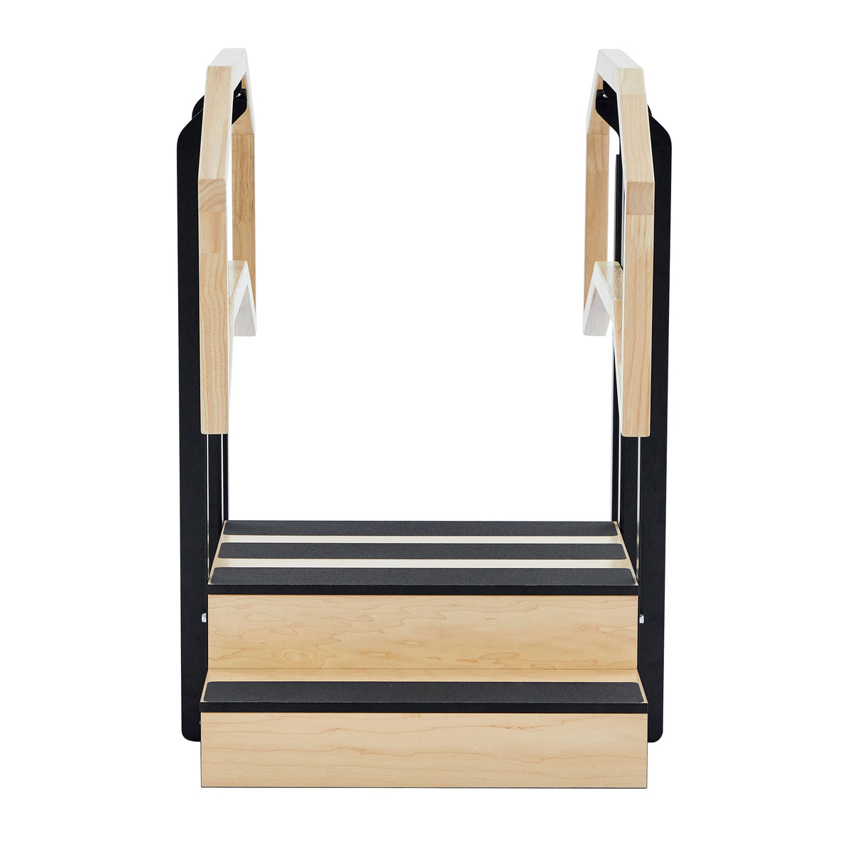 VivaComfort Small Hardwood Physical Therapy Non-slip Staircase with Safety Handles, 500 lb Capacity, Oak