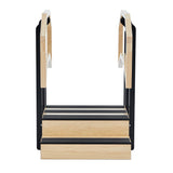 VivaComfort Small Hardwood Physical Therapy Non-slip Staircase with Safety Handles, 500 lb Capacity, Oak