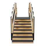 VivaComfort Hardwood Physical Therapy Non-Slip 30in. Convertible Staircase with Safety Handles, 500 lb Capacity, Oak