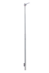 VivaComfort Aluminum Wall-Mounted Height Measuring Rod for Adults and Children, White, lbs.