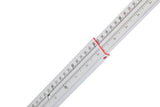VivaComfort Aluminum Wall-Mounted Height Measuring Rod for Adults and Children, White, lbs.