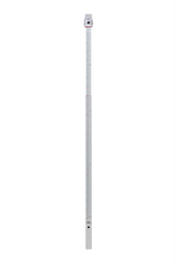 VivaComfort Aluminum Wall-Mounted Height Measuring Rod for Adults and Children, White, lbs.
