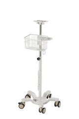 VivaComfort Universal Vital Signs Monitor Mobile Stand with Mounting Plate for Edan M3 Series, White