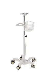 VivaComfort Universal Vital Signs Monitor Mobile Stand with Mounting Plate for Edan M3 Series, White