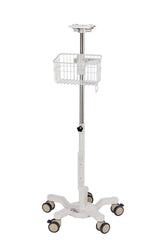 VivaComfort Universal Vital Signs Monitor Mobile Stand with Mounting Plate for Edan M3 Series, White