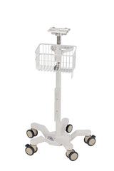 VivaComfort Universal Vital Signs Monitor Mobile Stand with Mounting Plate for Edan M3 Series, White
