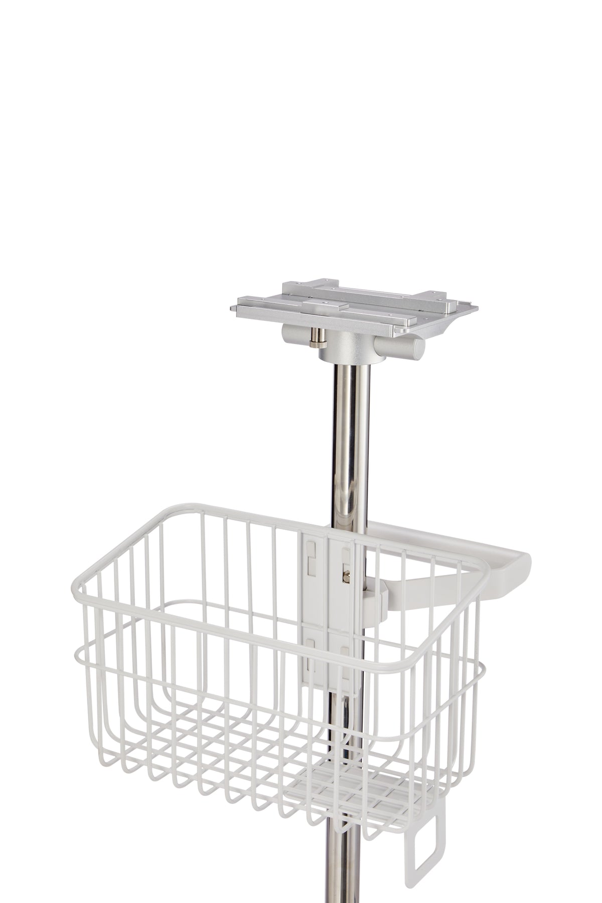 VivaComfort Universal Vital Signs Monitor Mobile Stand with Mounting Plate for Edan M3 Series, White