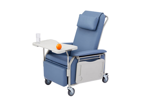 VivaComfort Locking Front Activity Tray for Bariatric Geri Chair Recliner, Gray