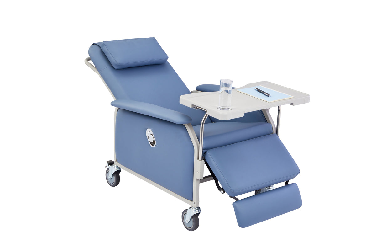 VivaComfort Locking Front Activity Tray for Bariatric Geri Chair Recliner, Gray