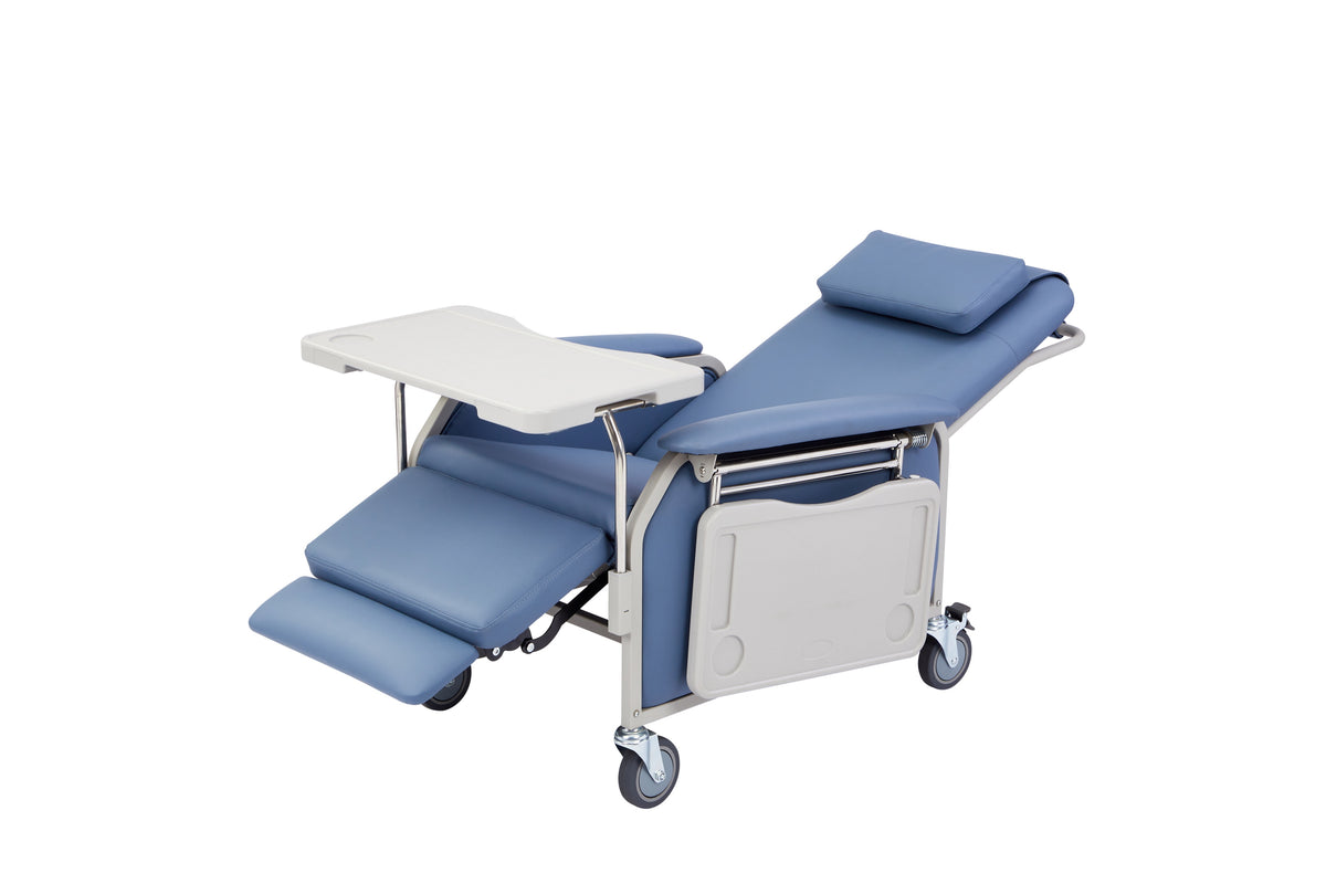 VivaComfort Locking Front Activity Tray for Bariatric Geri Chair Recliner, Gray