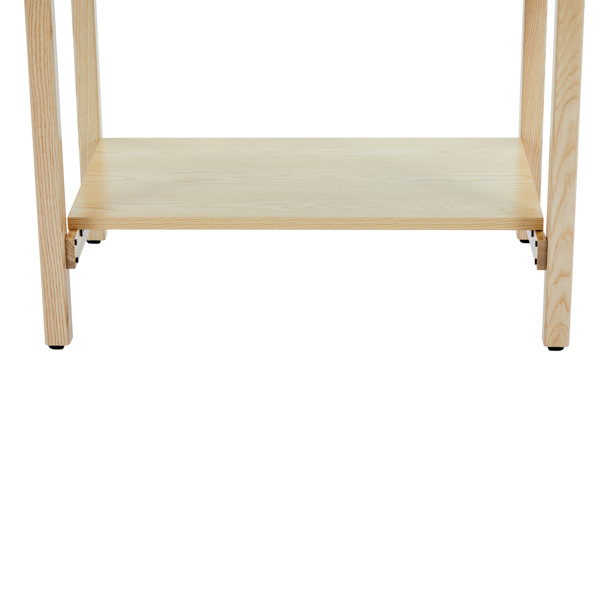 VivaComfort Axis H-Brace Single Sports Taping Table with Lower Shelf, 380 lb Capacity, Oak