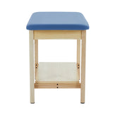 VivaComfort Axis H-Brace Single Sports Taping Table with Lower Shelf, 380 lb Capacity, Oak