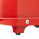 VivaComfort 13 Gal. Red Indoor Galvanized Steel Medical Biohazard Step-On Trash Can, 13 Gallon, Red