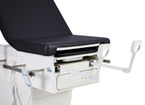 VivaComfort Pointe Power Height Adjustable Pelvic Tilt Exam Table with Stirrups, Storage, and Paper Dispenser, 396 lb Ca