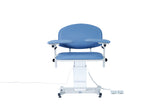 VivaComfort Electric Height Adjustable Blood Draw Phlebotomy Chair, 590 lb Capacity, Blue