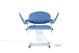 VivaComfort Electric Height Adjustable Blood Draw Phlebotomy Chair, 590 lb Capacity, Blue