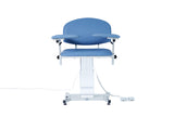 VivaComfort Electric Height Adjustable Blood Draw Phlebotomy Chair, 590 lb Capacity, Blue