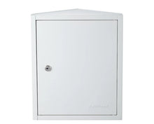 Mountable Corner, Two-Shelf Locking Medical Cabinet