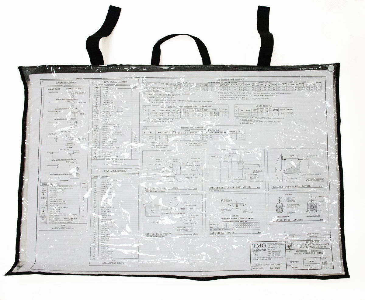 Plan Shield Blueprint & Document Holder, Translucent