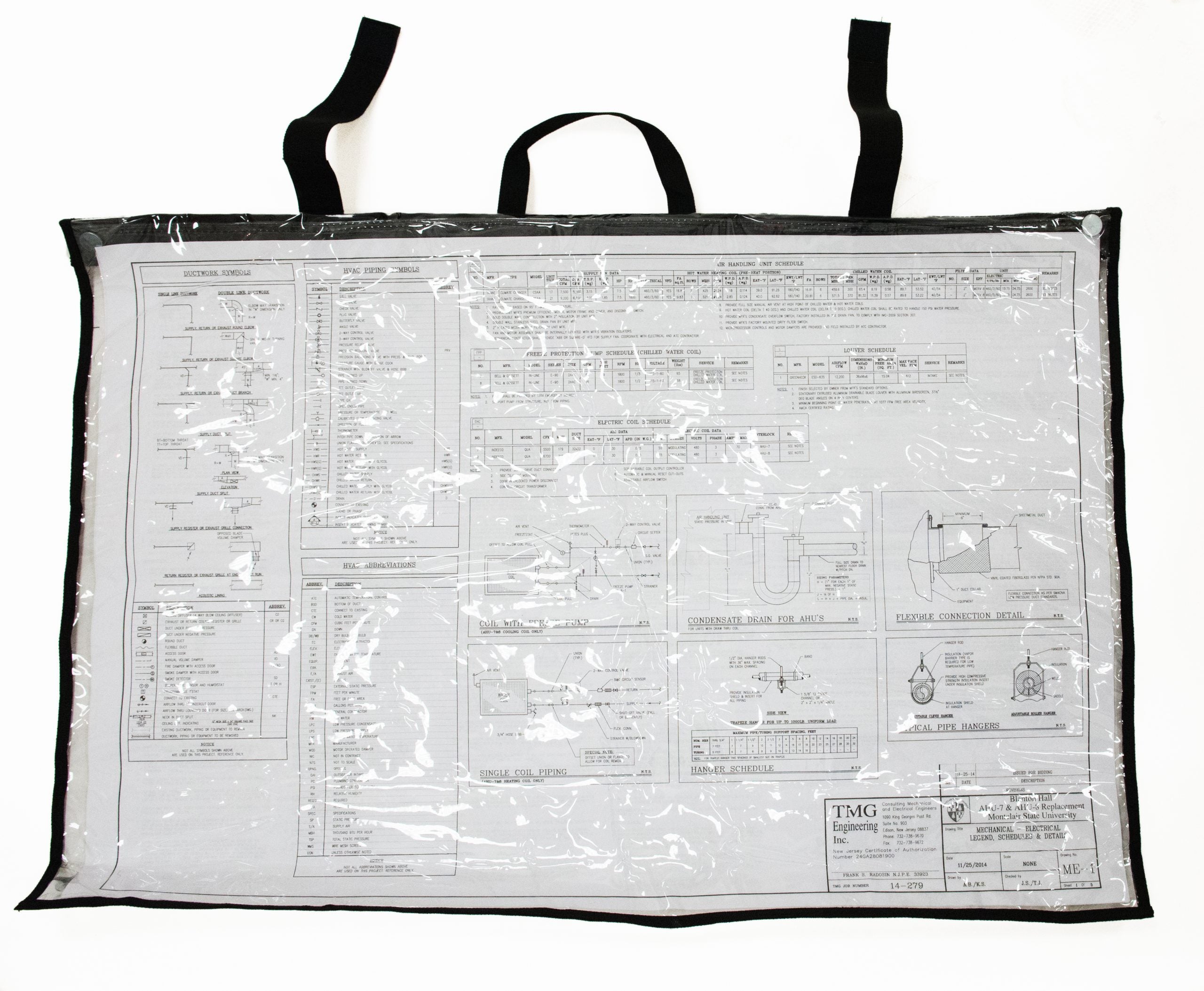 Plan Shield Blueprint & Document Holder, Translucent