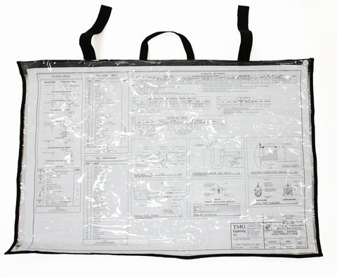 Plan Shield Blueprint & Document Holder, Translucent