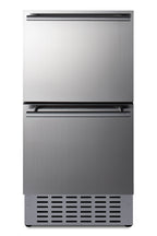 18" wide indoor/outdoor drawer refrigerator in stainless steel
