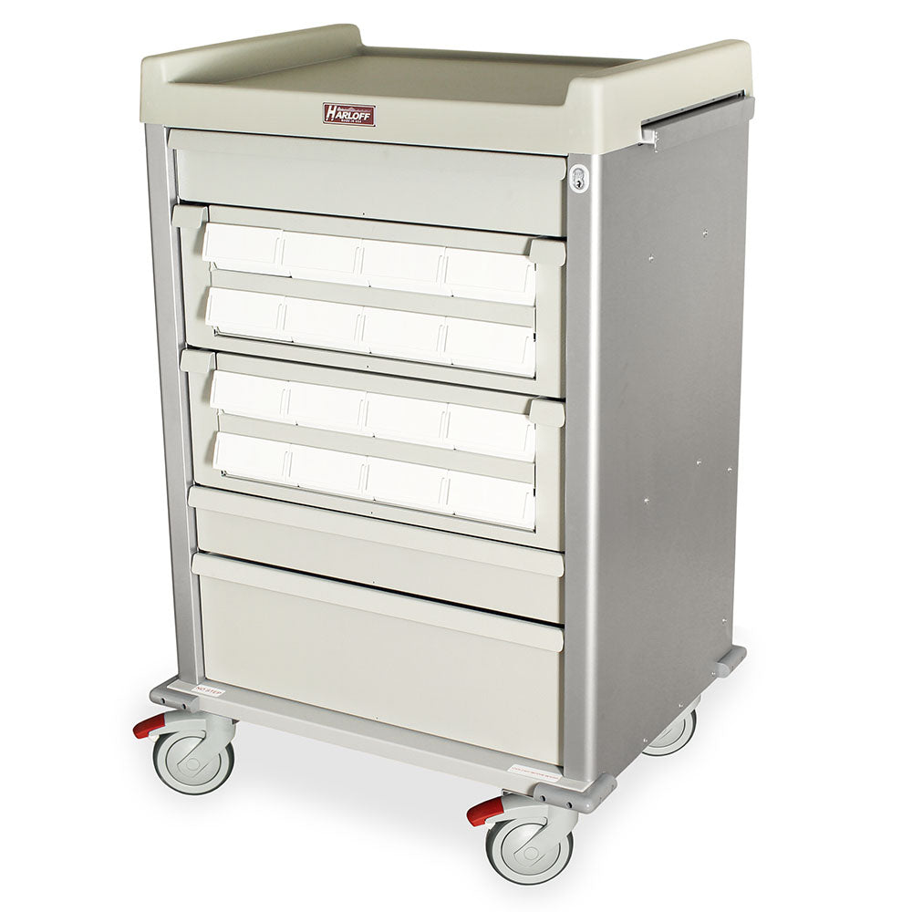 AL16CS-5 Aluminum Cassette Medication Cart