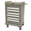 AL36CS-3 Aluminum Cassette Medication Cart
