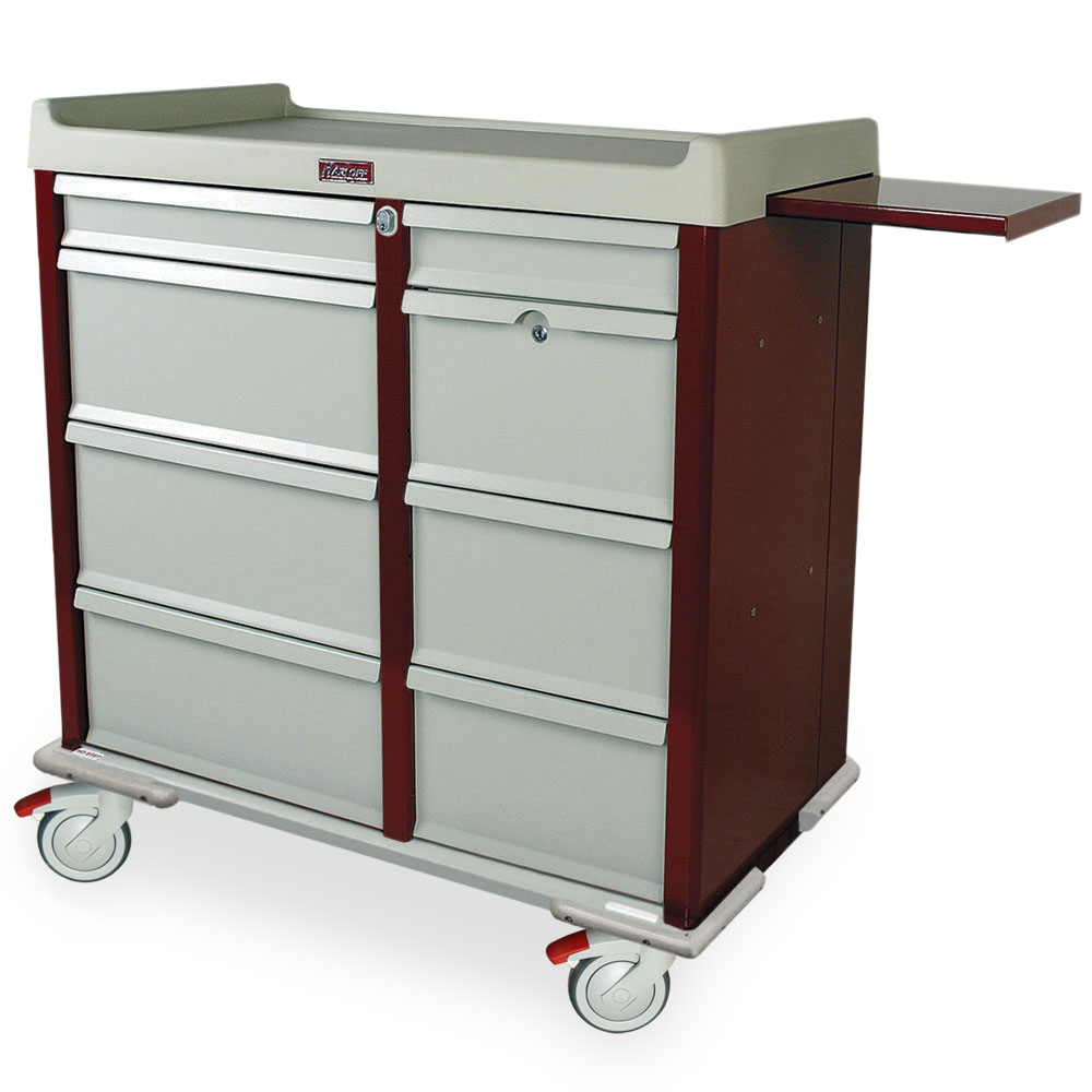 Harloff All Aluminum Punch Card Cart with BEST® Lock on Cabinet – AL602PCSP
