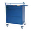 AL8W10EKC4DSP Aluminum Universal Line Wide 4 Drawer Medication Cart