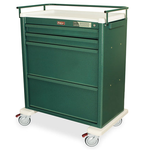 Harloff Dispill® Multi Dose Packaging Cart, 132 Card Capacity, Electronic Keypad Lock, AL8W10EKC4DSP
