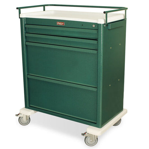 AL8W10K4DSP Aluminum Medication Cart