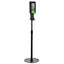 Automatic Hands-Free Liquid/Gel Hand Sanitizer/Soap Dispenser with Floor Stand, 1200 mL, BLACK