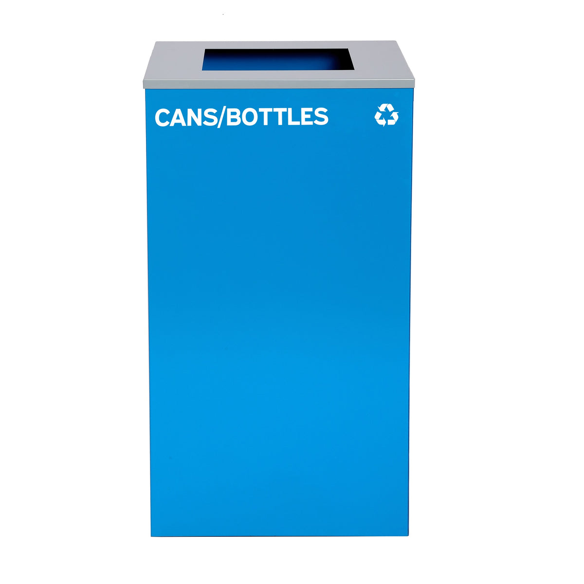 Alpine Industries 87 Gal. 3-Stream Black Steel Square Open Top