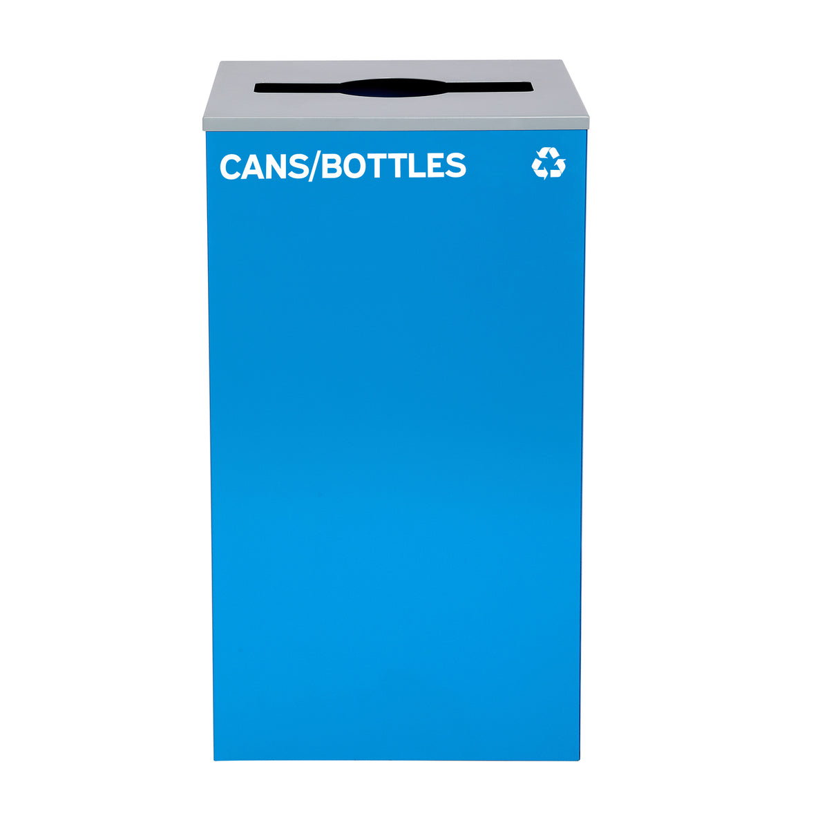 Alpine Industries 87 Gal. 3-Stream Steel Blue Cans & Bottles, Green