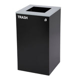 Alpine Industries 87 Gal. 3-Stream Steel Blue Cans & Bottles, Green