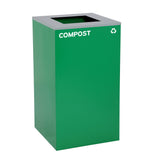 Alpine Industries 87 Gal. 3-Stream Steel Blue Cans & Bottles, Green
