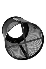 Alpine Industries Outdoor Diamond Steel Trash Can With Flat Lid, 36