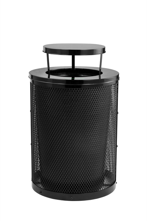 Alpine Industries Steel Rain Bonnet For 36 Gallon Trash Can